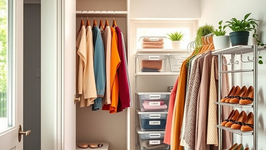 maximize closet space efficiently