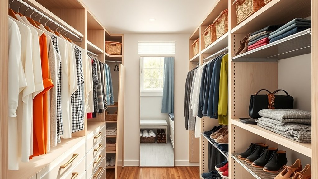 maximize closet space efficiently