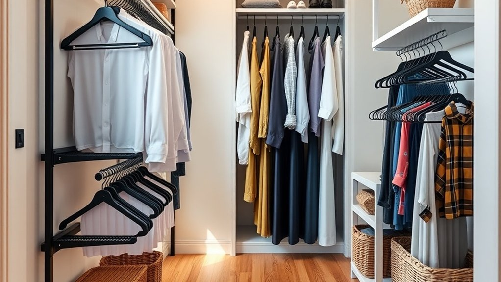 maximize closet space efficiently