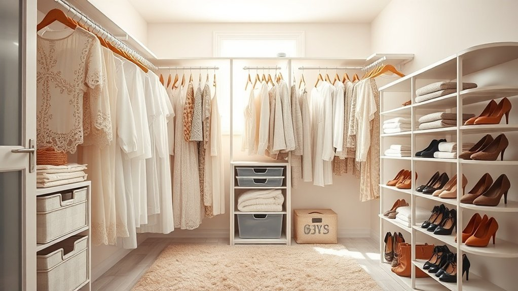 maximize closet space stylishly