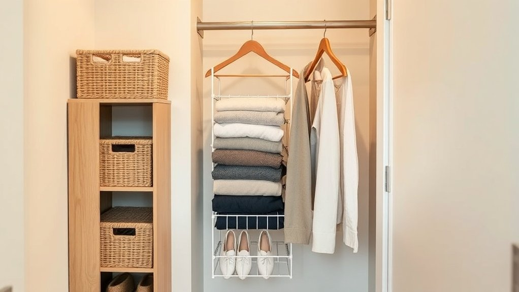 maximize closet space stylishly
