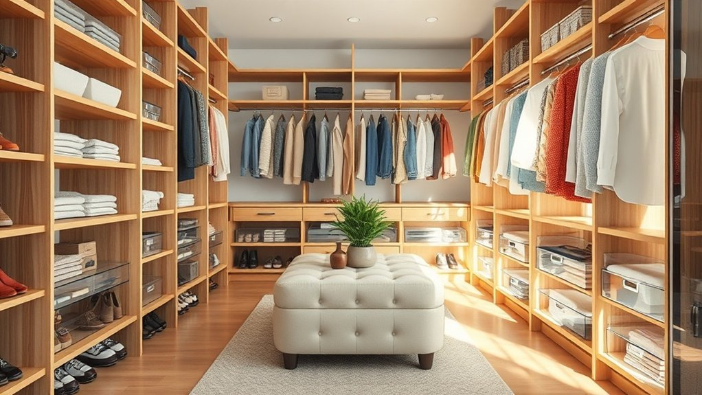 maximize closet storage efficiency