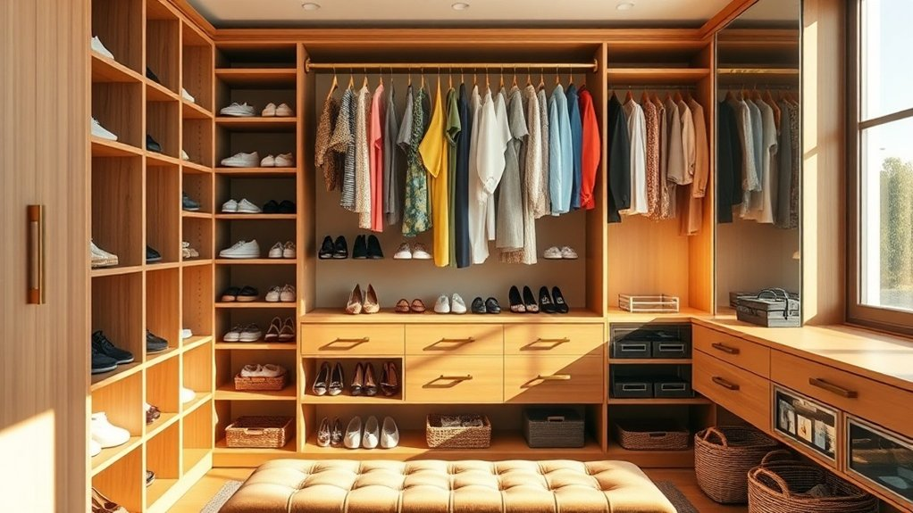 maximize closet storage efficiency