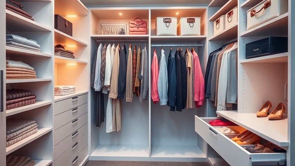 maximize closet storage efficiency