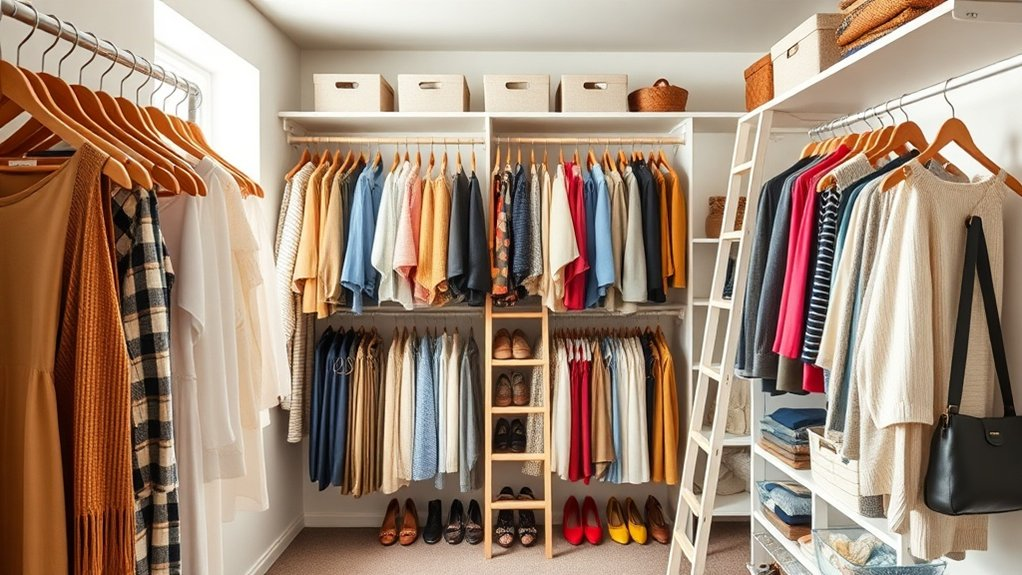 maximize closet storage efficiency
