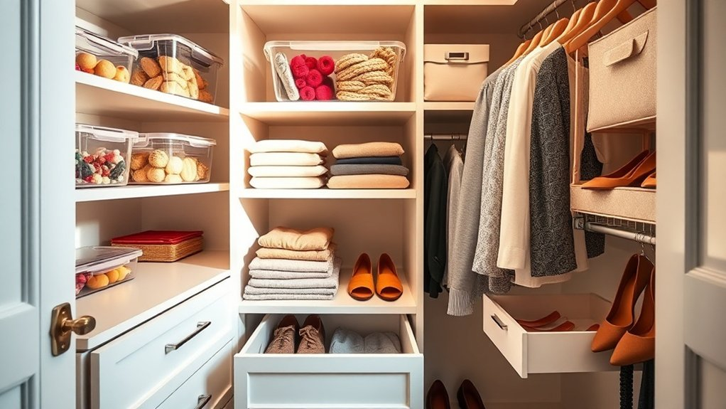 maximize closet storage efficiently