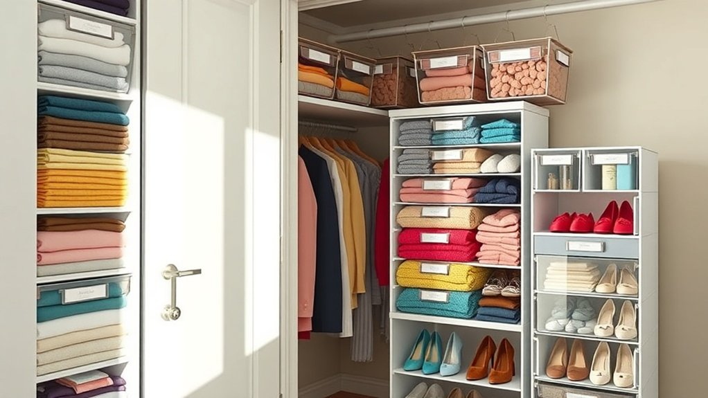 maximize closet storage efficiently
