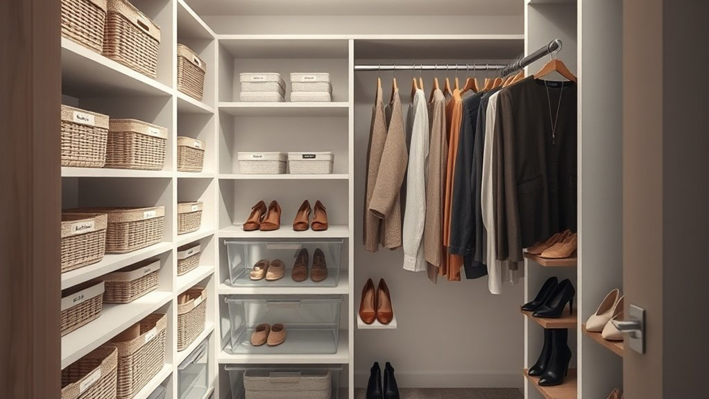 maximize closet storage efficiently