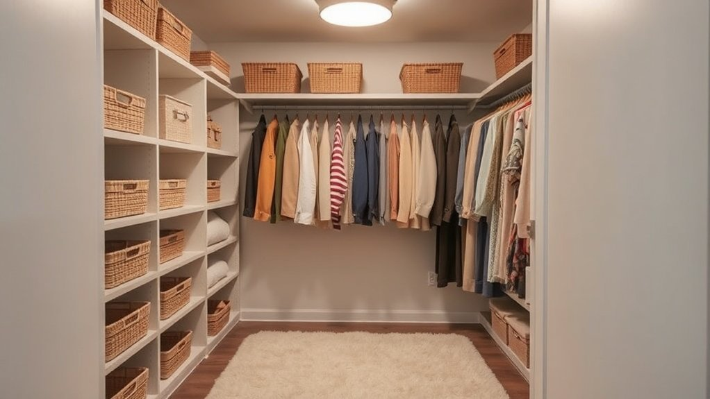 maximize closet storage space