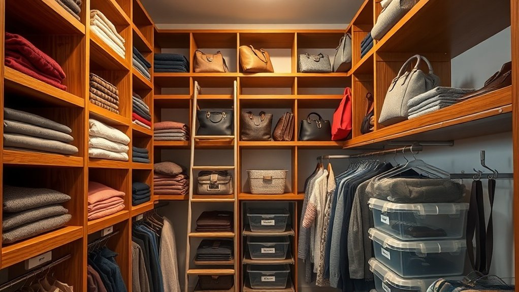 maximize closet vertical space