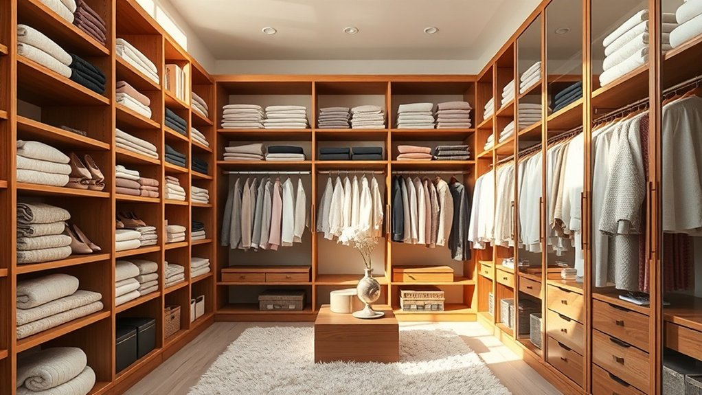 maximize closet vertical space