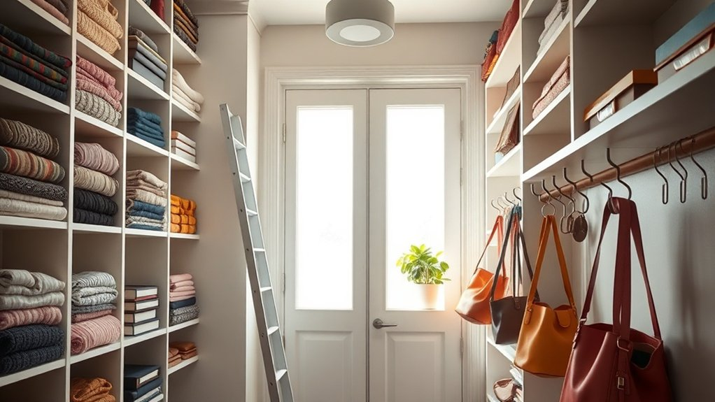 maximize closet vertical space