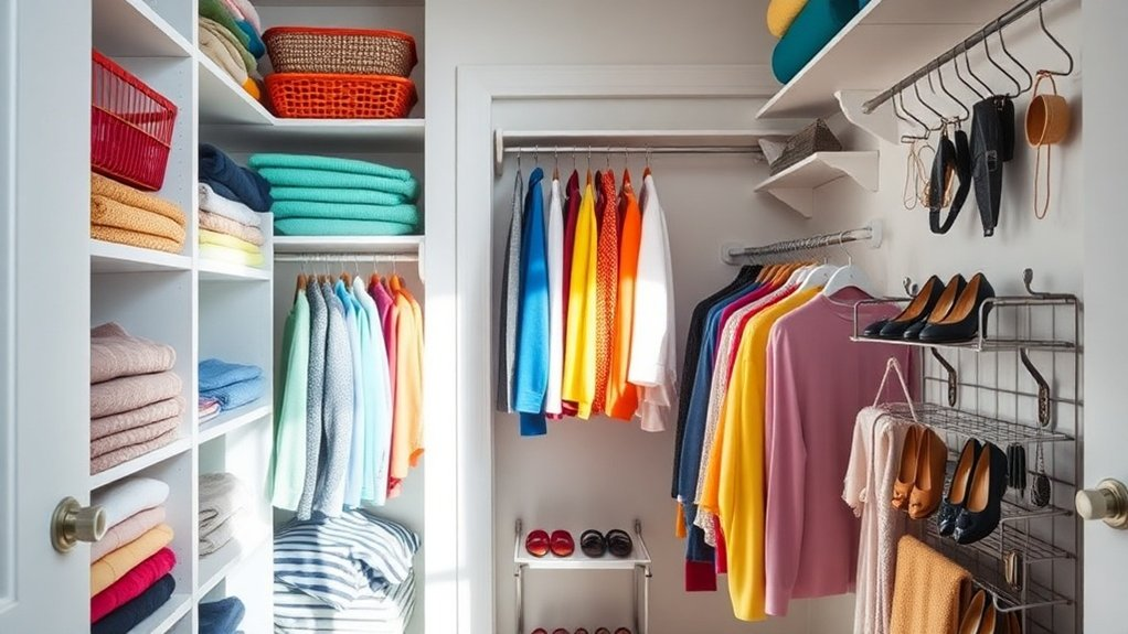 maximize closet vertical space