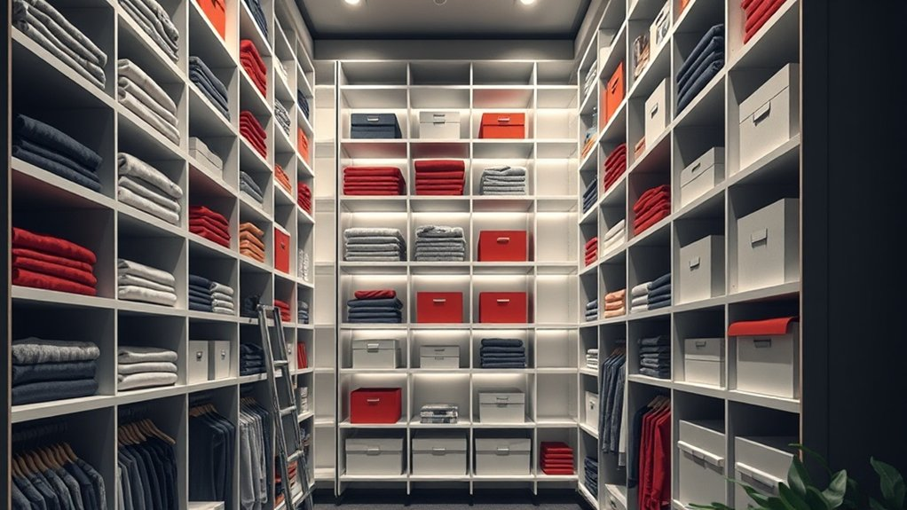 maximize closet vertical space