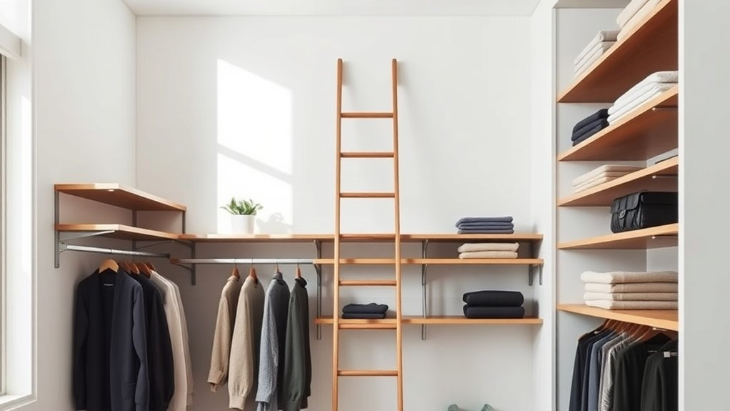 maximize closet vertical space