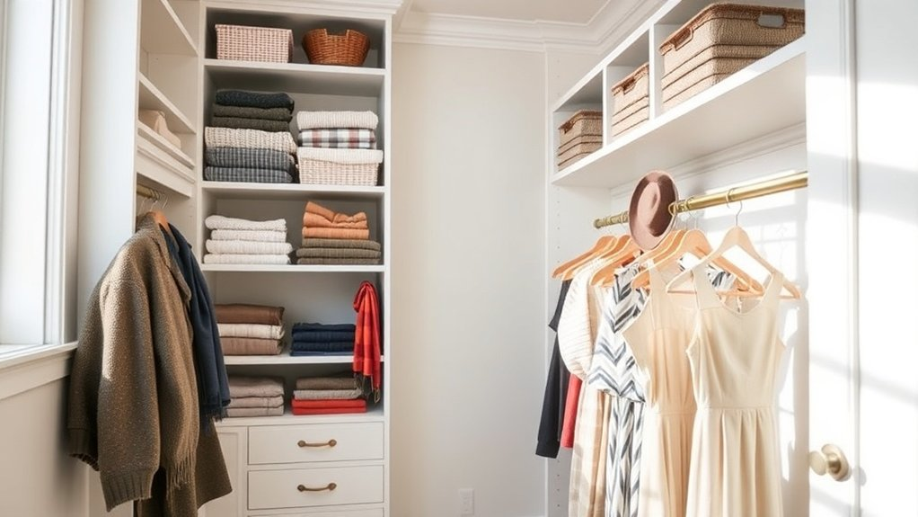 maximize closet vertical space