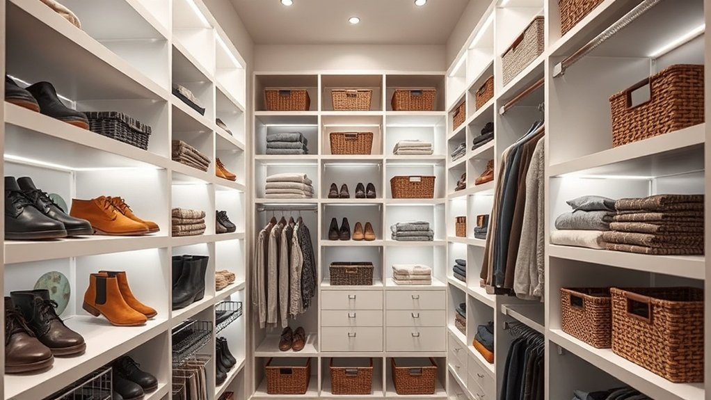 maximize closet vertical space
