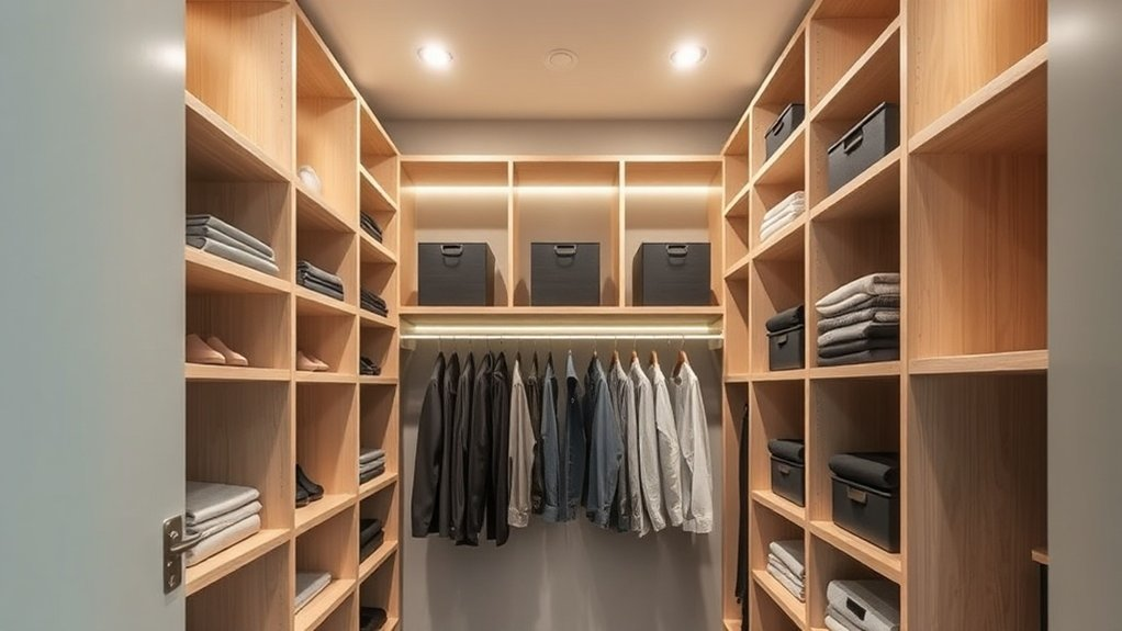 maximize closet vertical space