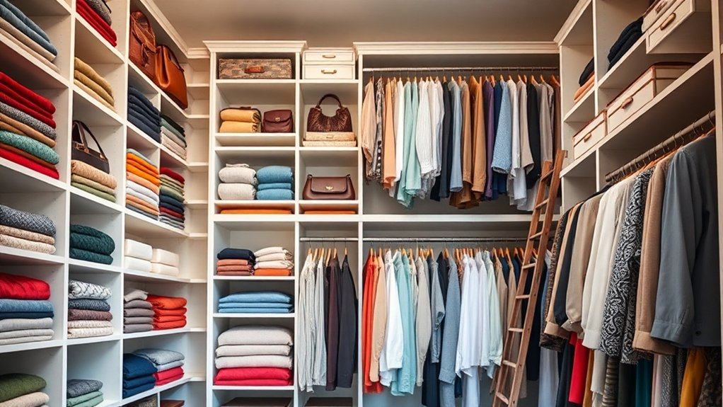 maximize closet vertical space
