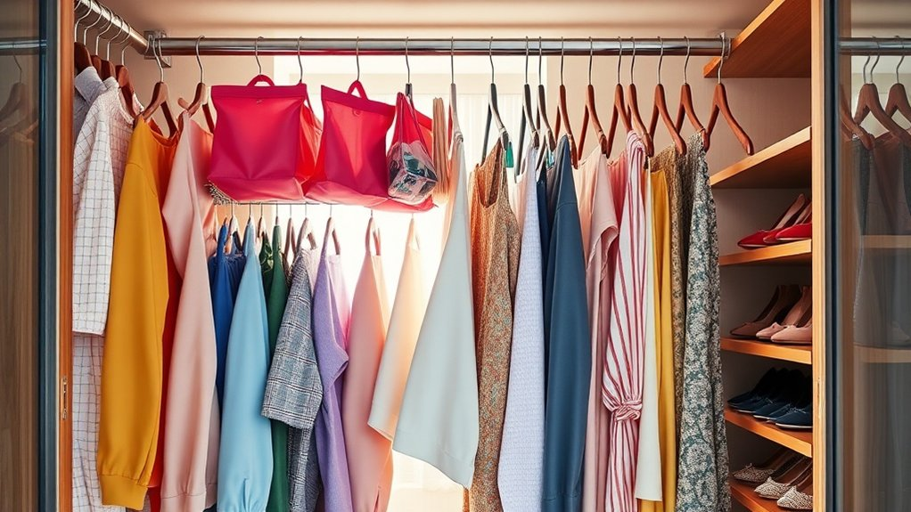 maximize closet vertical space