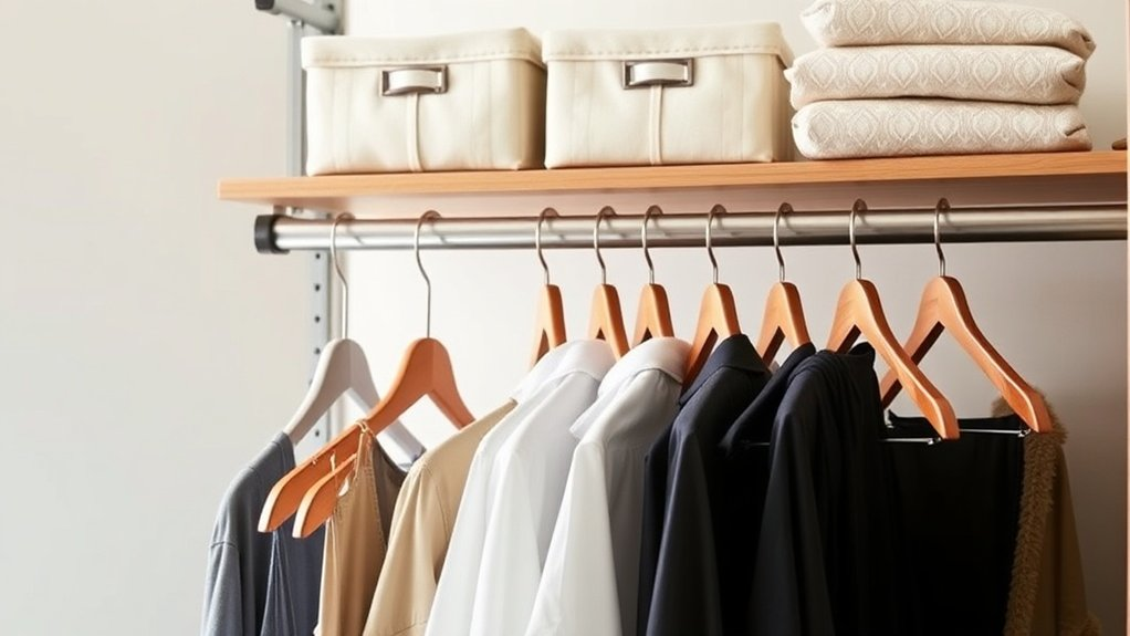 maximize closet vertical space