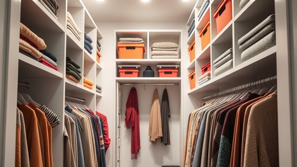 maximize closet vertical space