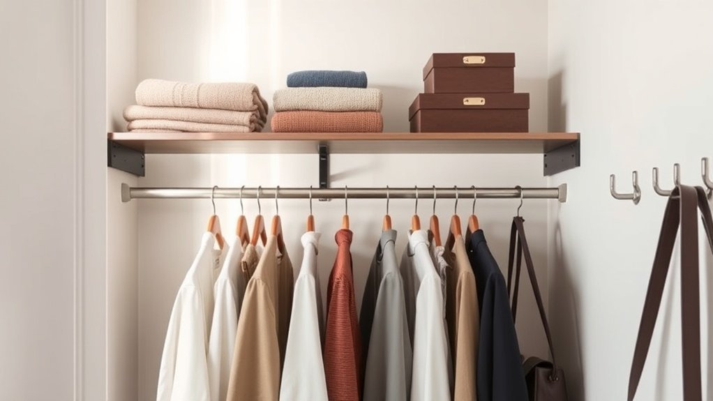 maximize closet vertical space