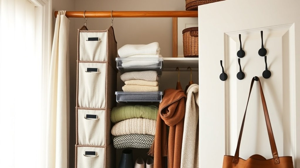maximize closet vertical space