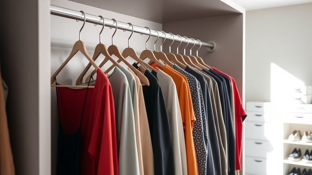 maximize closet vertical space