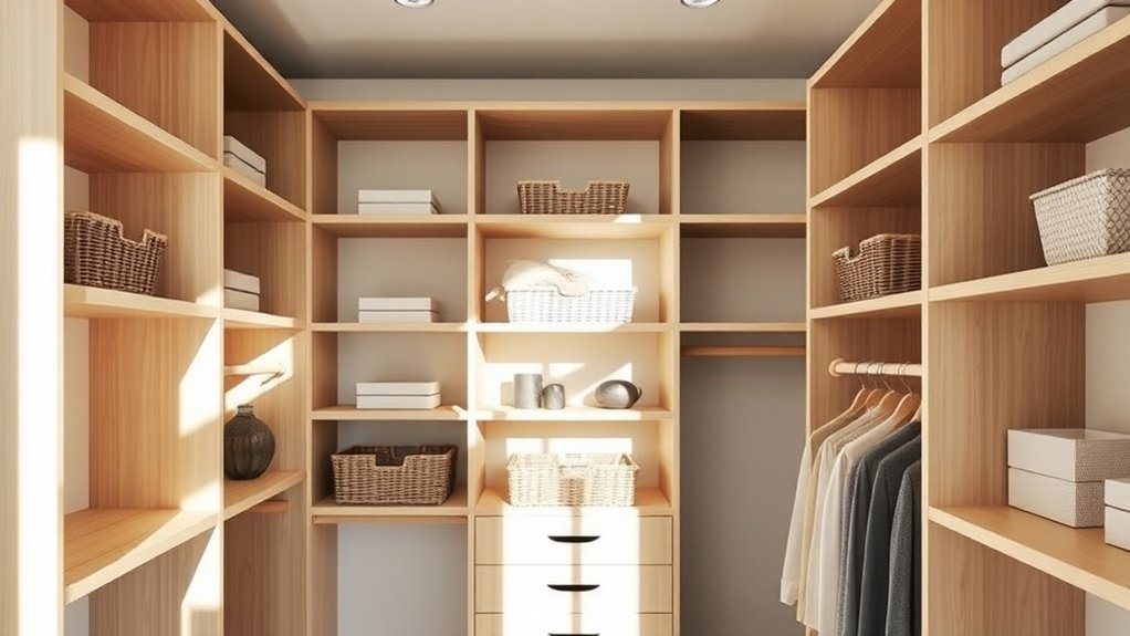maximize closet vertical space