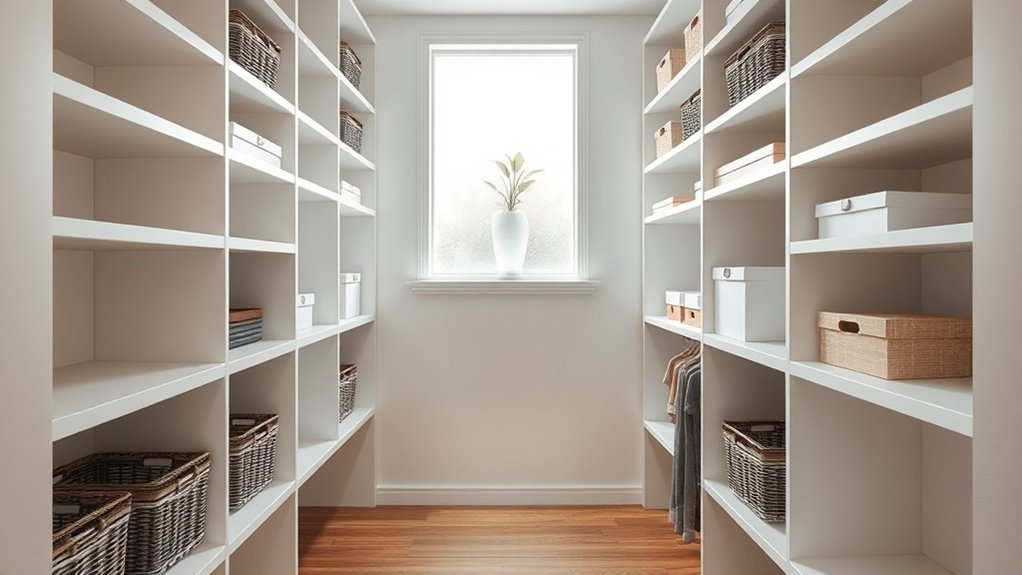 maximize closet vertical space
