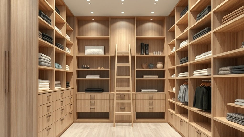 maximize closet vertical space