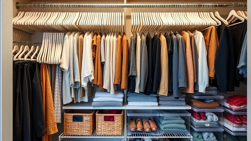 maximize closet vertical space