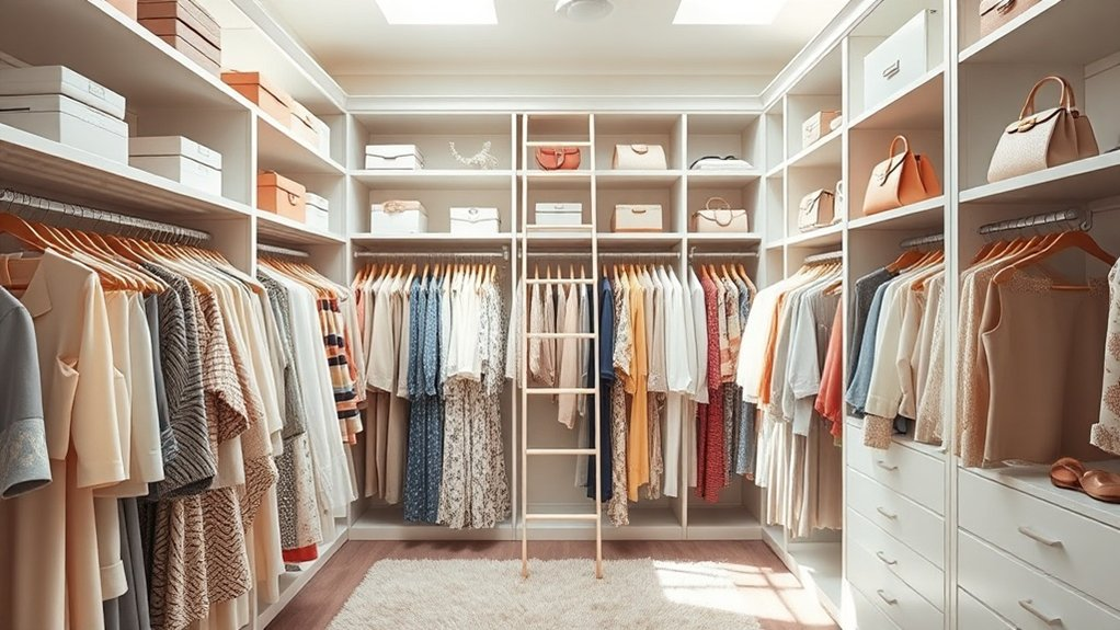 maximize closet vertical space
