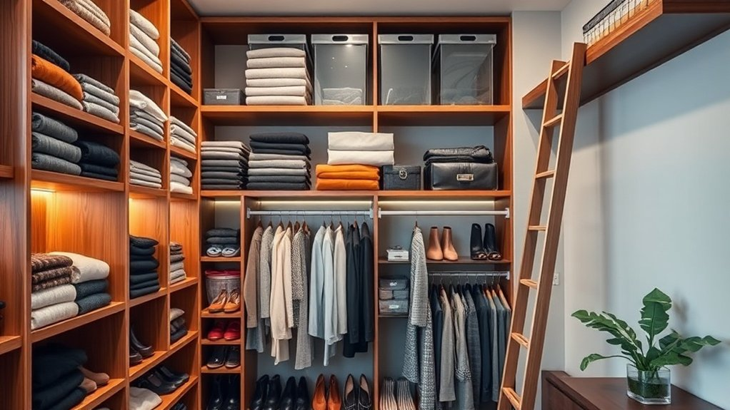 maximize closet vertical space
