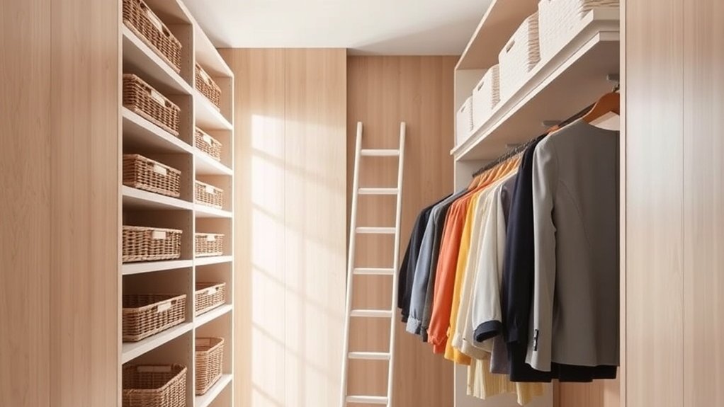 maximize closet vertical space