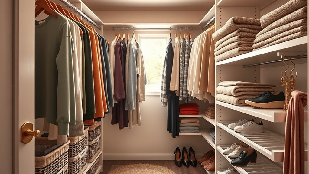 maximize closet vertical space