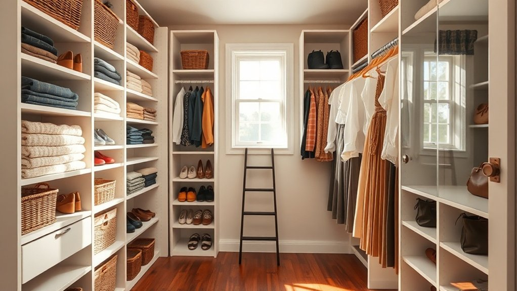 maximize closet vertical space