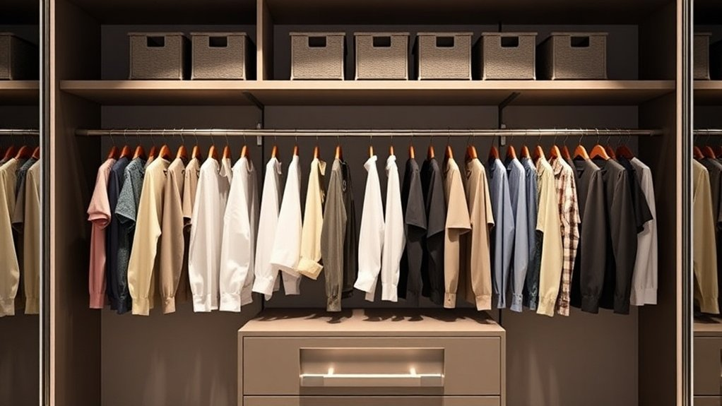 maximize closet vertical space