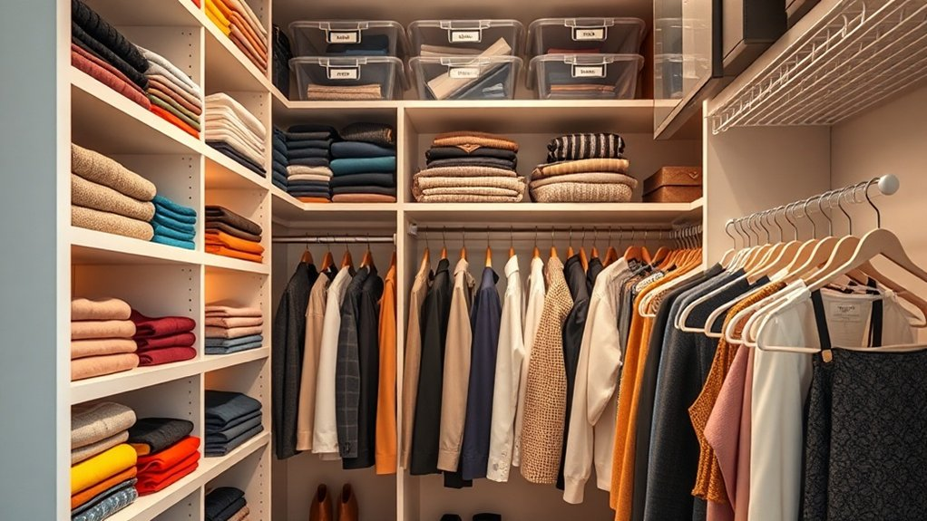maximize closet vertical space