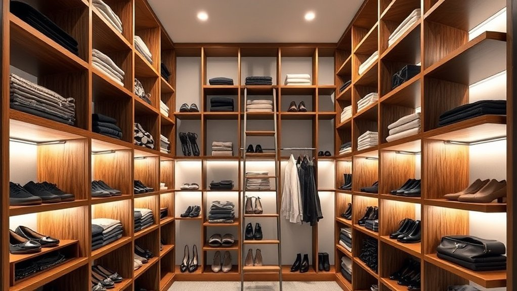 maximize closet vertical space