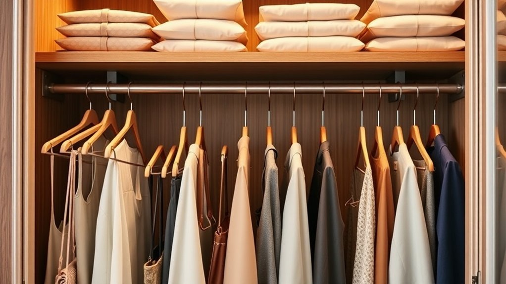 maximize closet vertical space