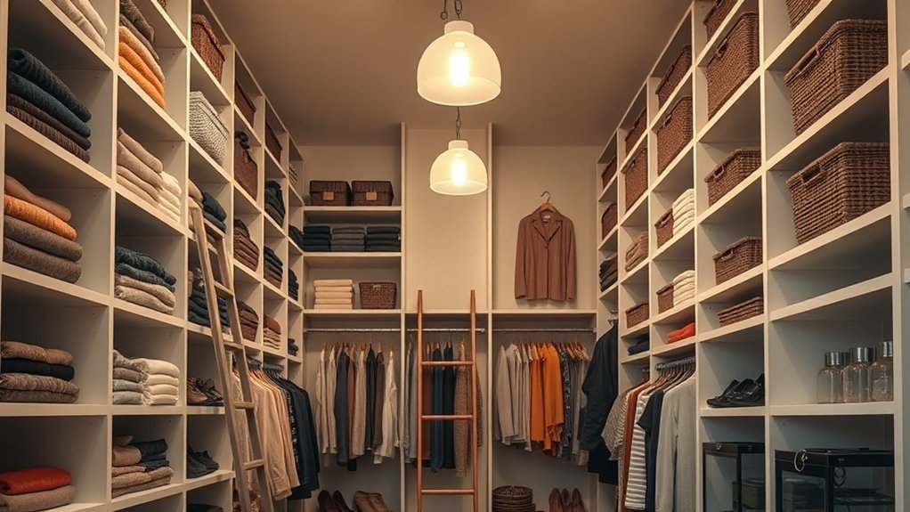 maximize closet vertical space