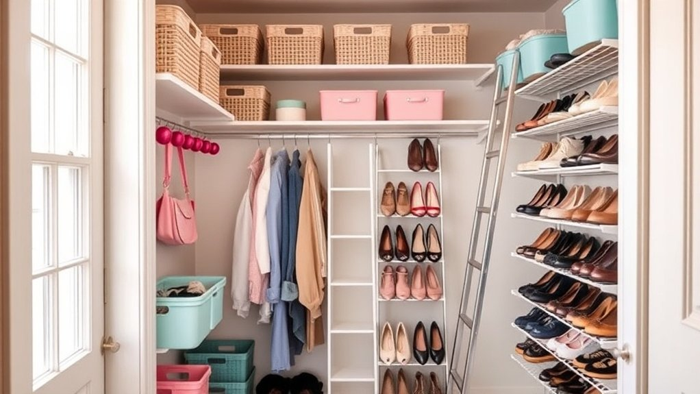 maximize closet vertical storage