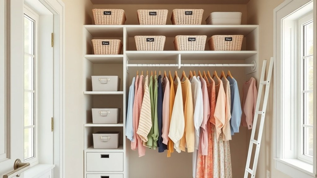 maximize closet vertical storage