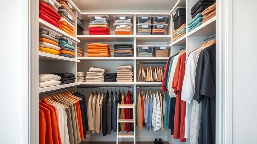 maximize closet vertical storage