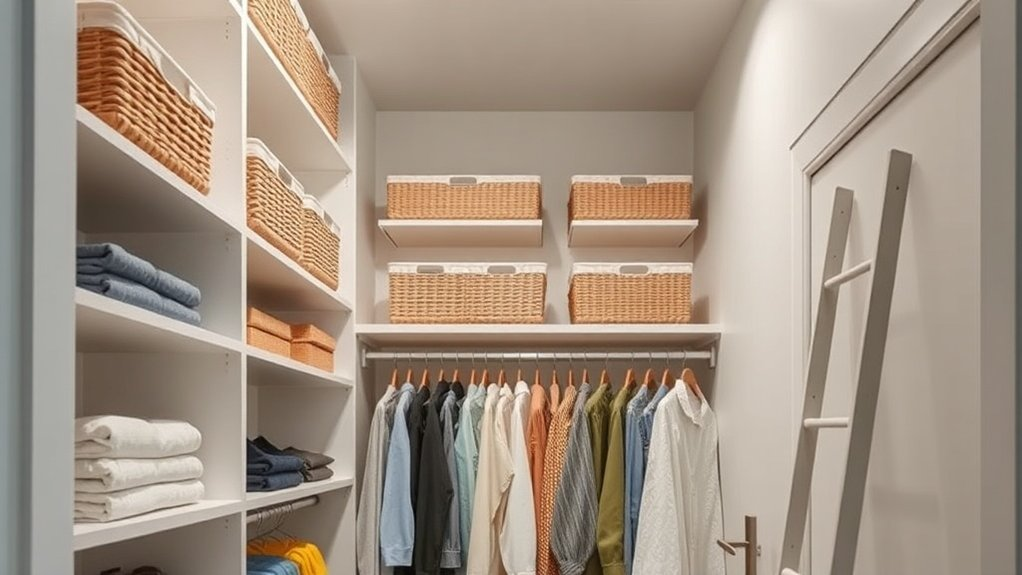 maximize closet vertical storage