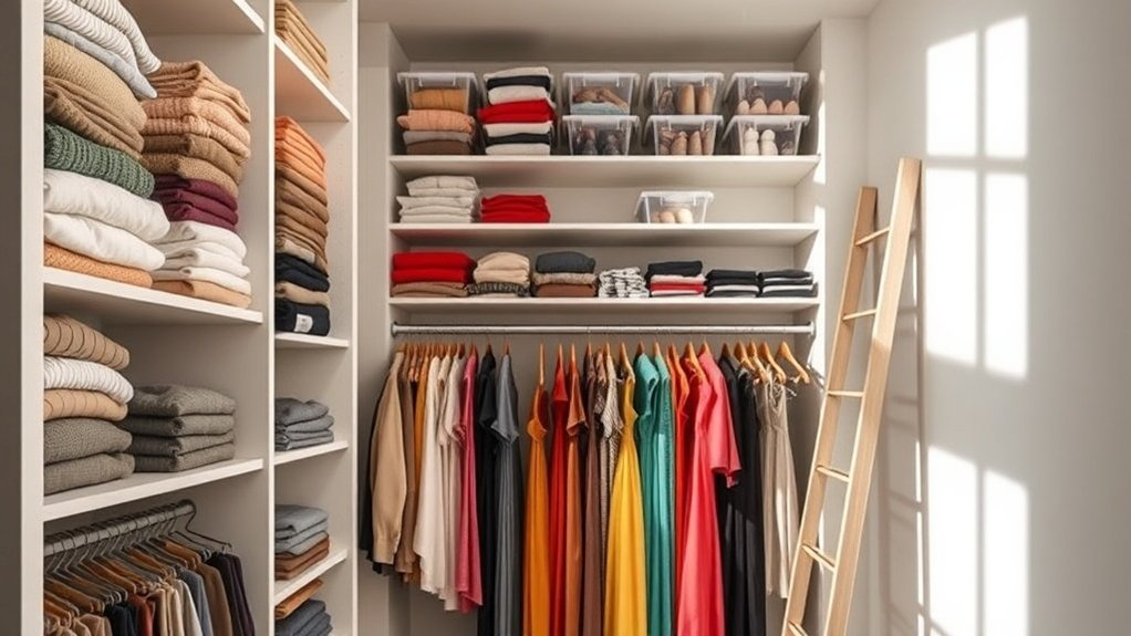 maximize closet vertical storage