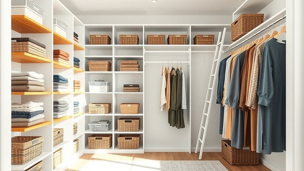 maximize closet vertical storage