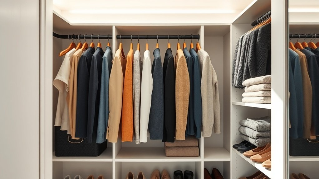 maximize closet visibility efficiently